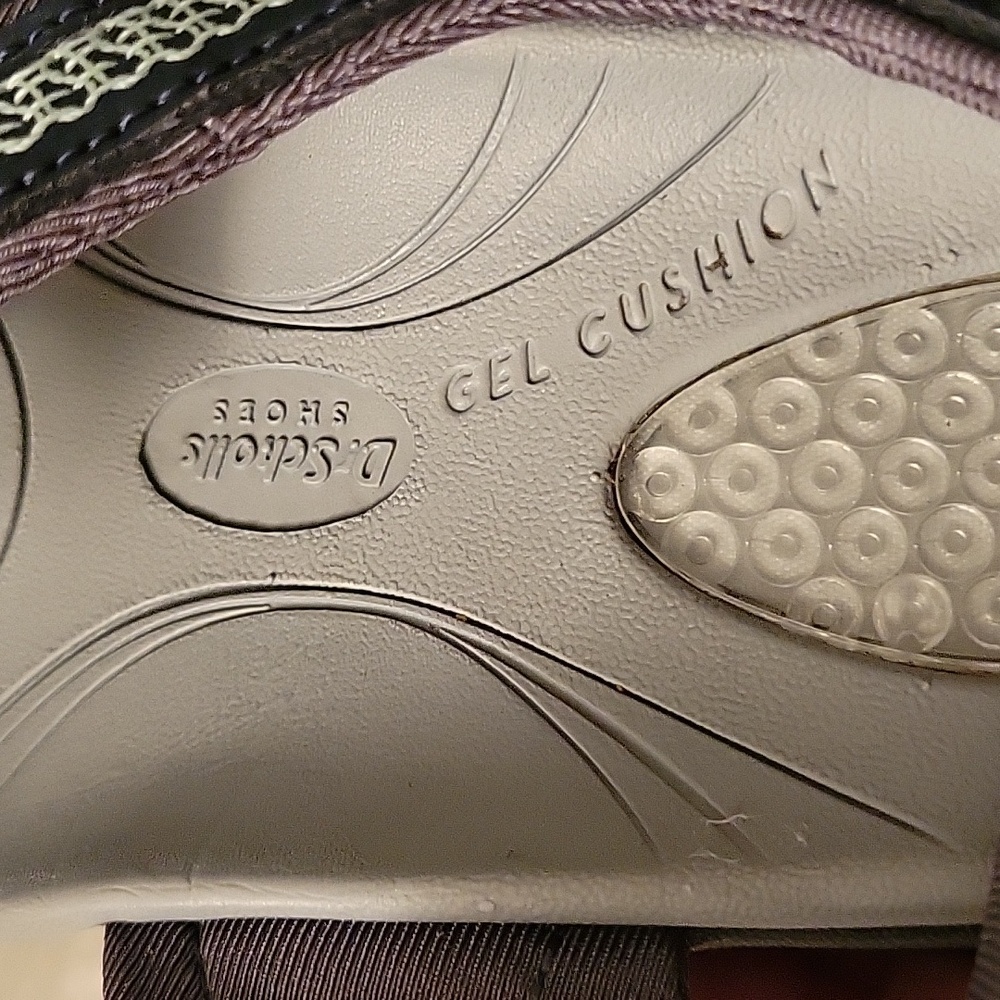 Dr. Scholl's Women's Navy Strappy Sandals. Gel Cushion Size 6M. - Picture 9 of 15